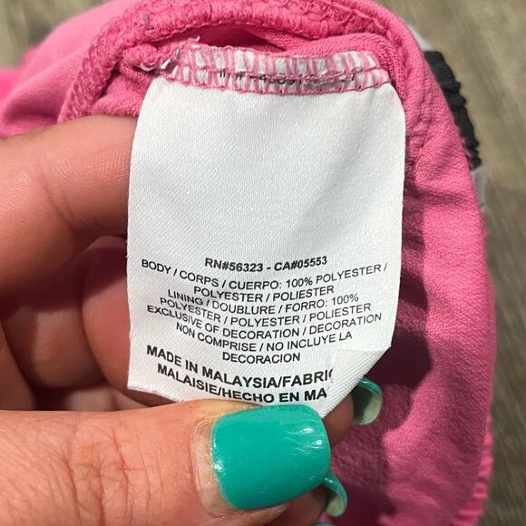 Nike Dri-Fit Athletic Running Short High Rise Elastic Waist Pull-On Pink Size S - Picture 4 of 5